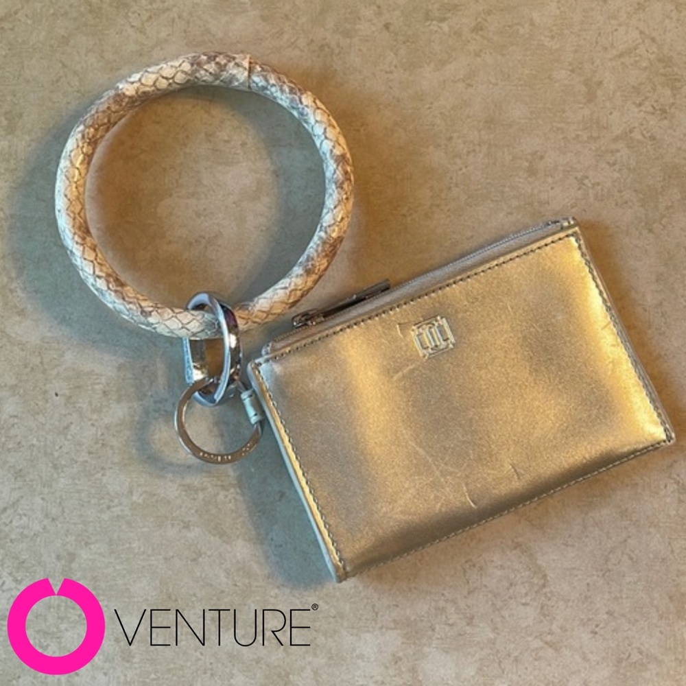Oventure Big O Ring Key Holder and Gold Rush Card Case Bundle
